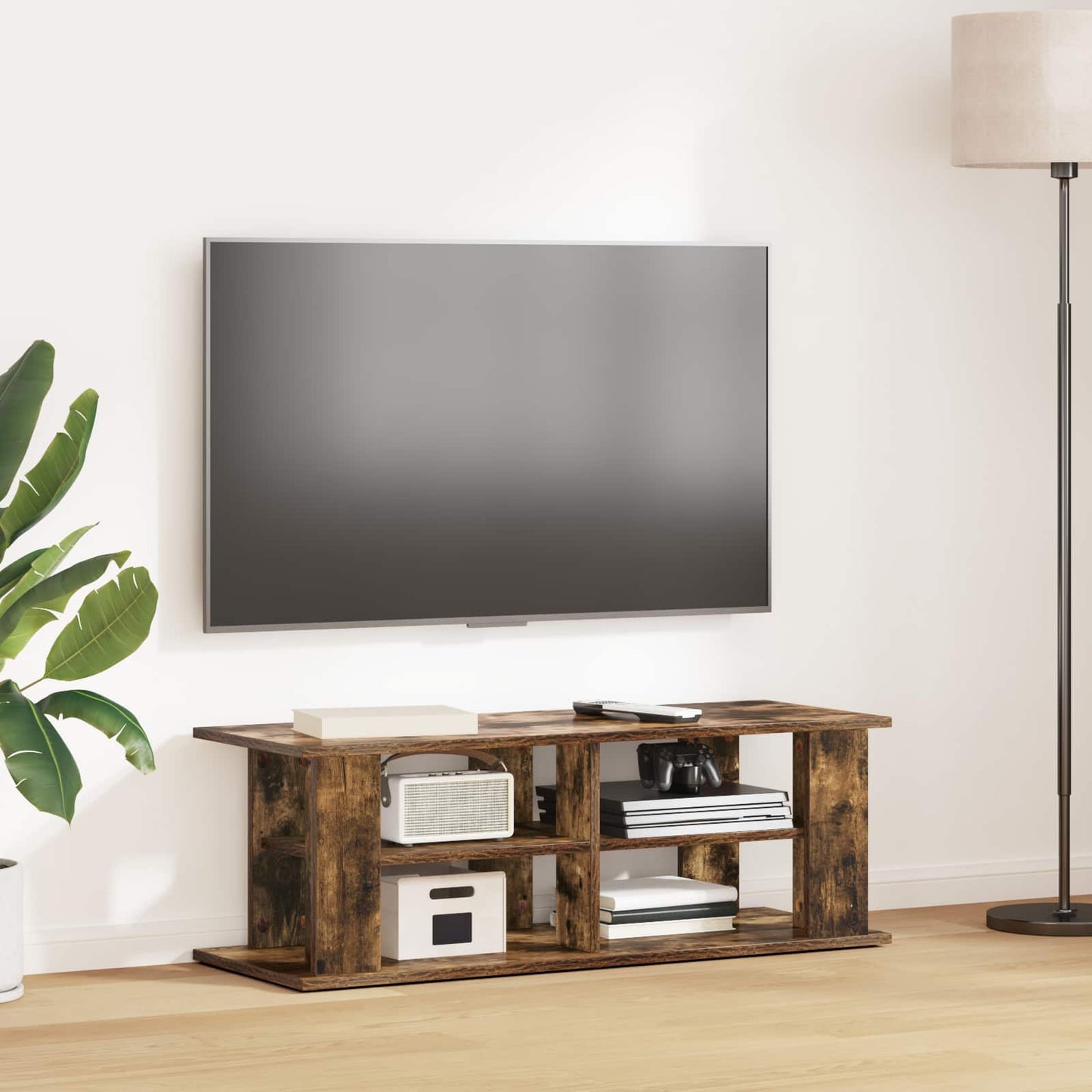 TV állvány Füstölt tölgy 96 x 35 x 33,5 cm