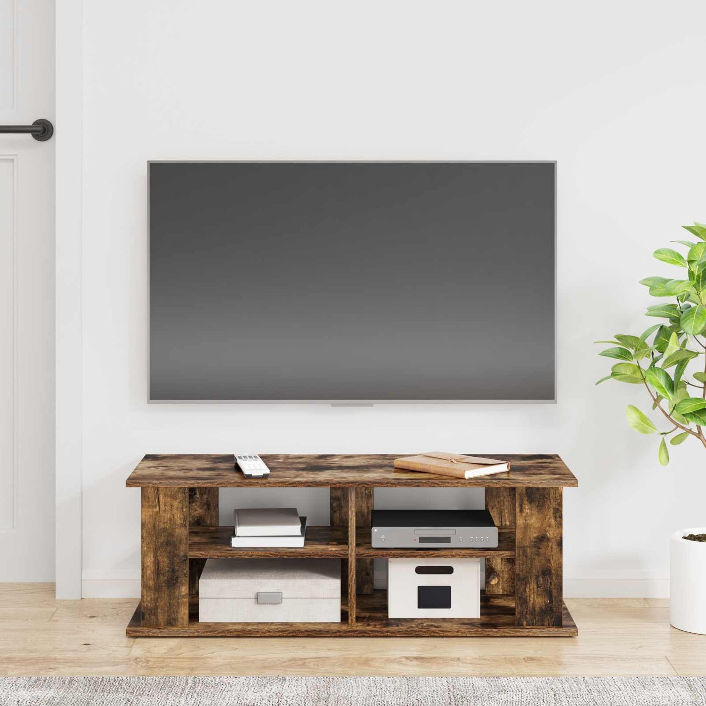 TV állvány Füstölt tölgy 96 x 35 x 33,5 cm