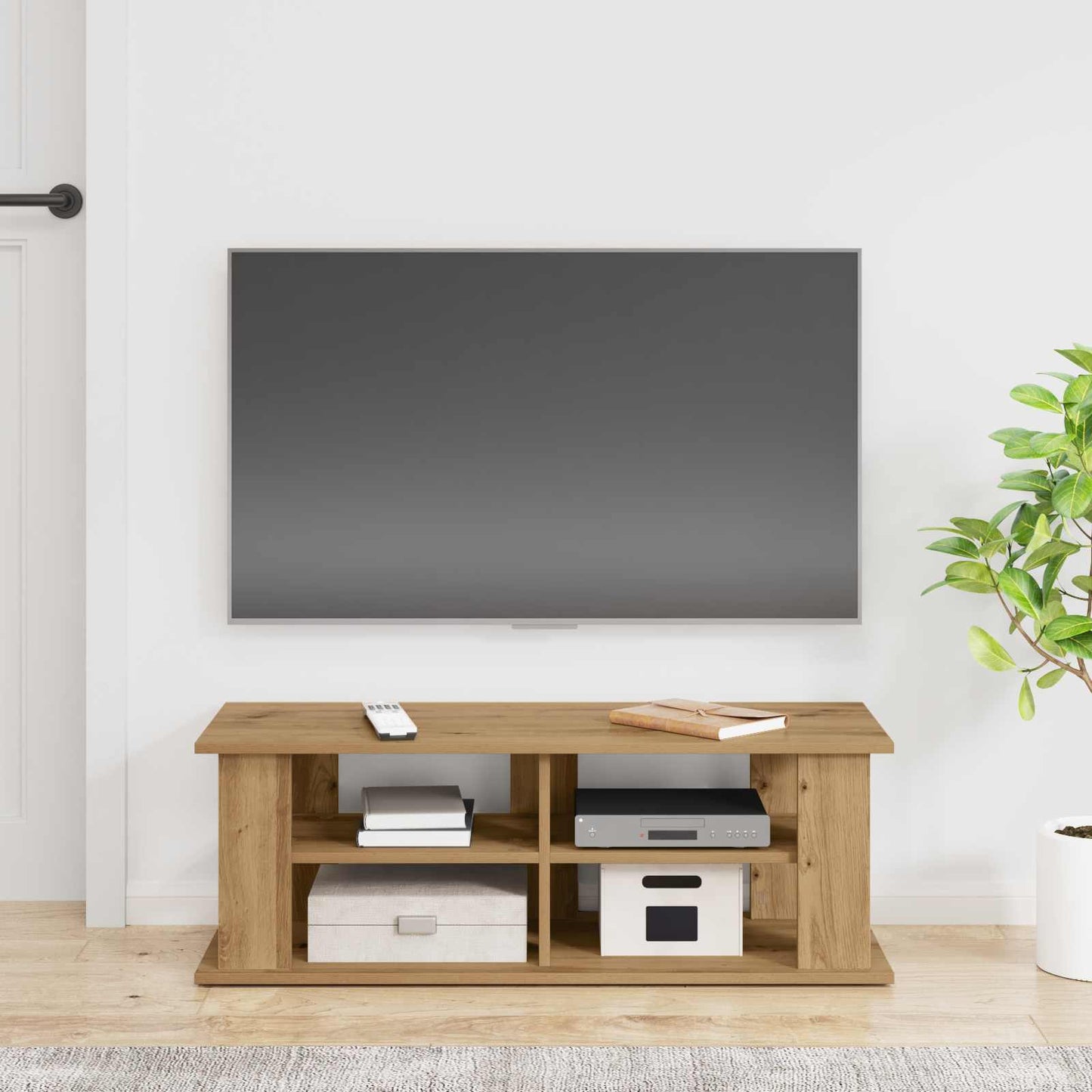 TV állvány 96 x 35 x 33,5 cm Artisan tölgy Mérnöki fa