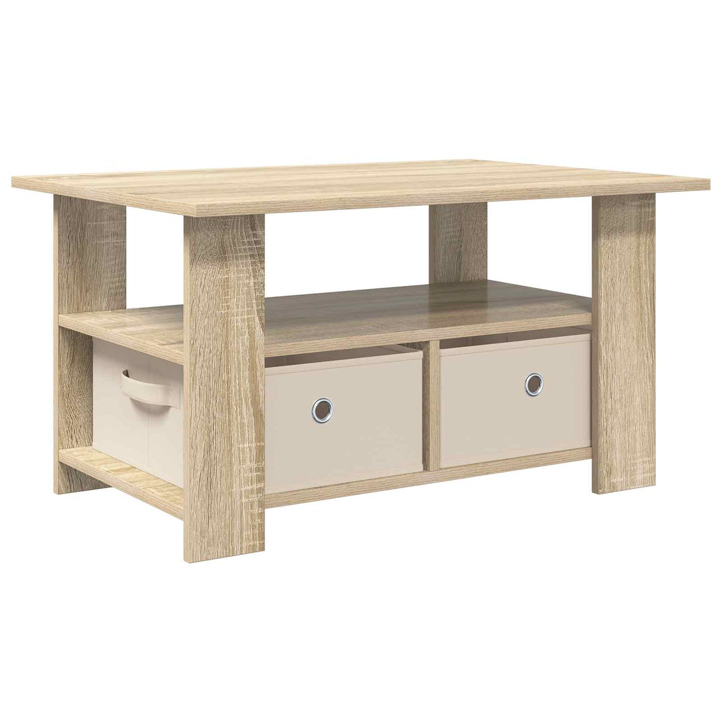 Dohányzóasztal Sonoma tölgy 77 x 55 x 42 cm Szerelt Fa