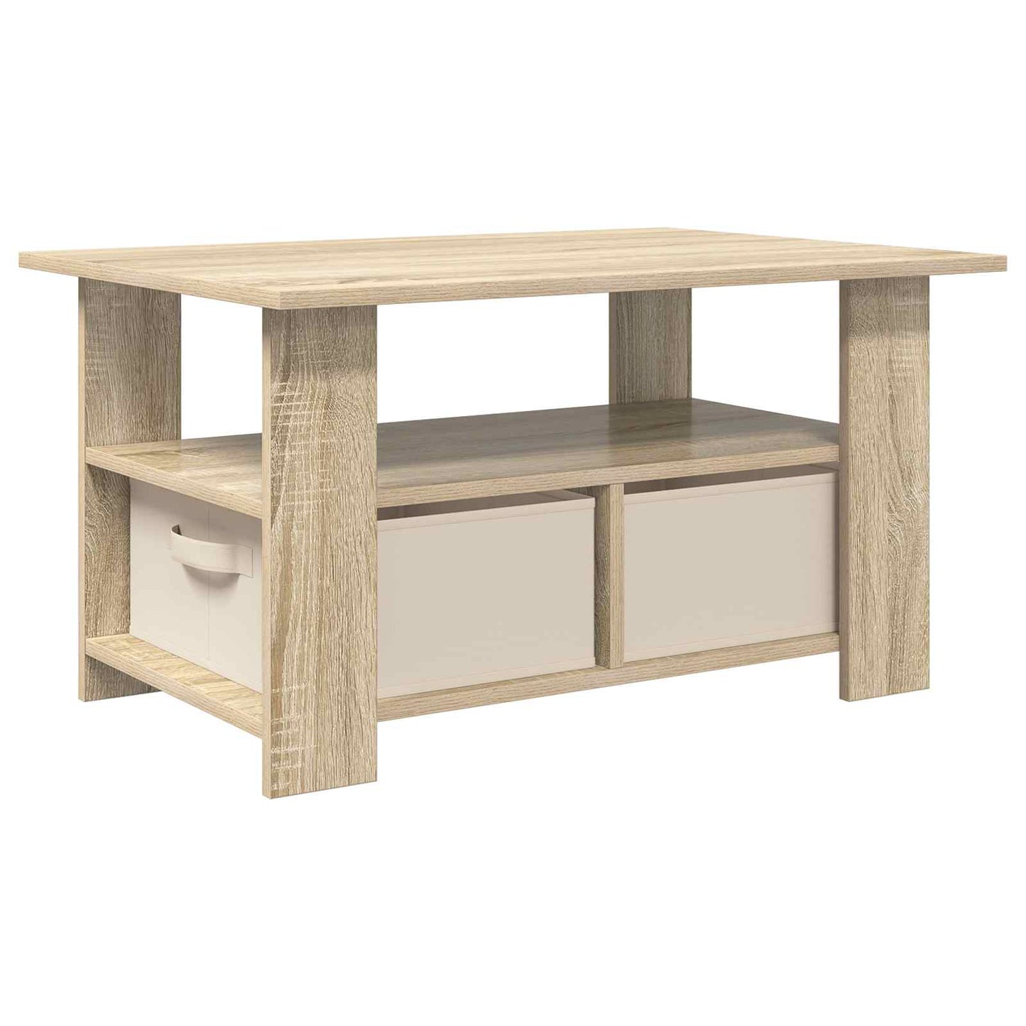 Dohányzóasztal Sonoma tölgy 77 x 55 x 42 cm Szerelt Fa