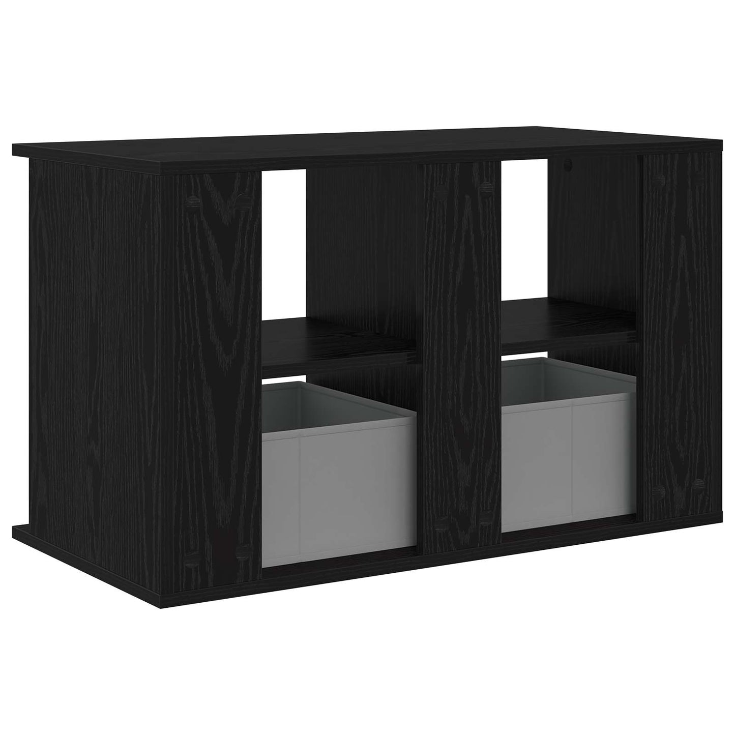 TV állvány fiókkal Fekete tölgy 79 x 40 x 48 cm