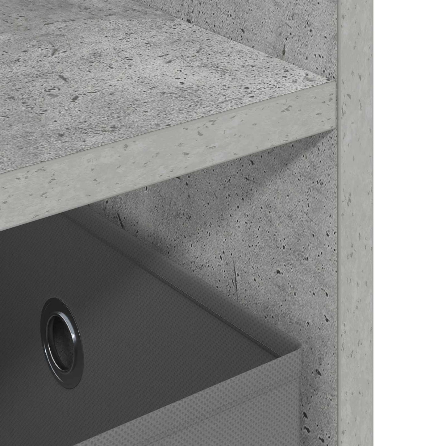 TV állvány fiókkal Beton Szürke 79 x 40 x 48 cm
