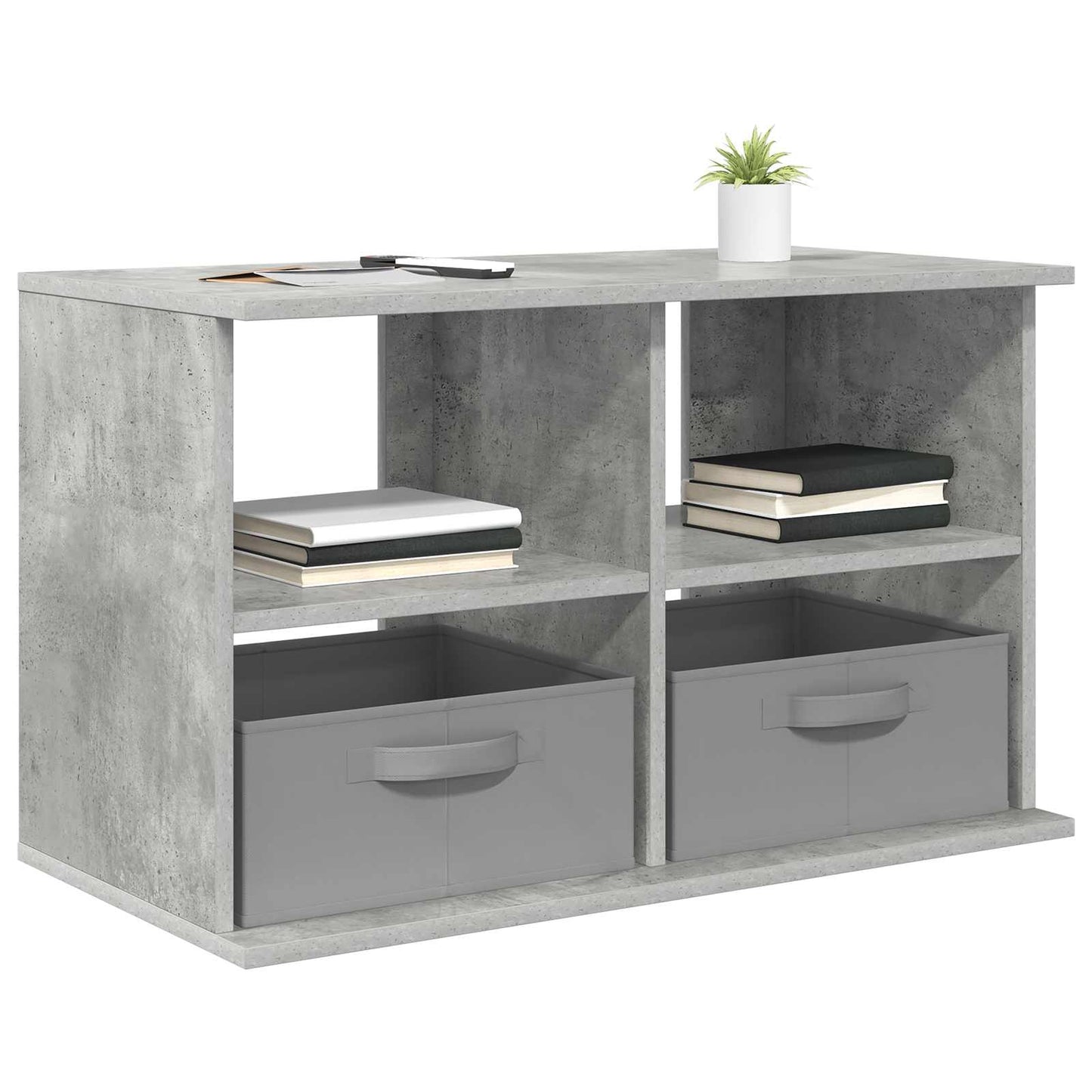 TV állvány fiókkal Beton Szürke 79 x 40 x 48 cm