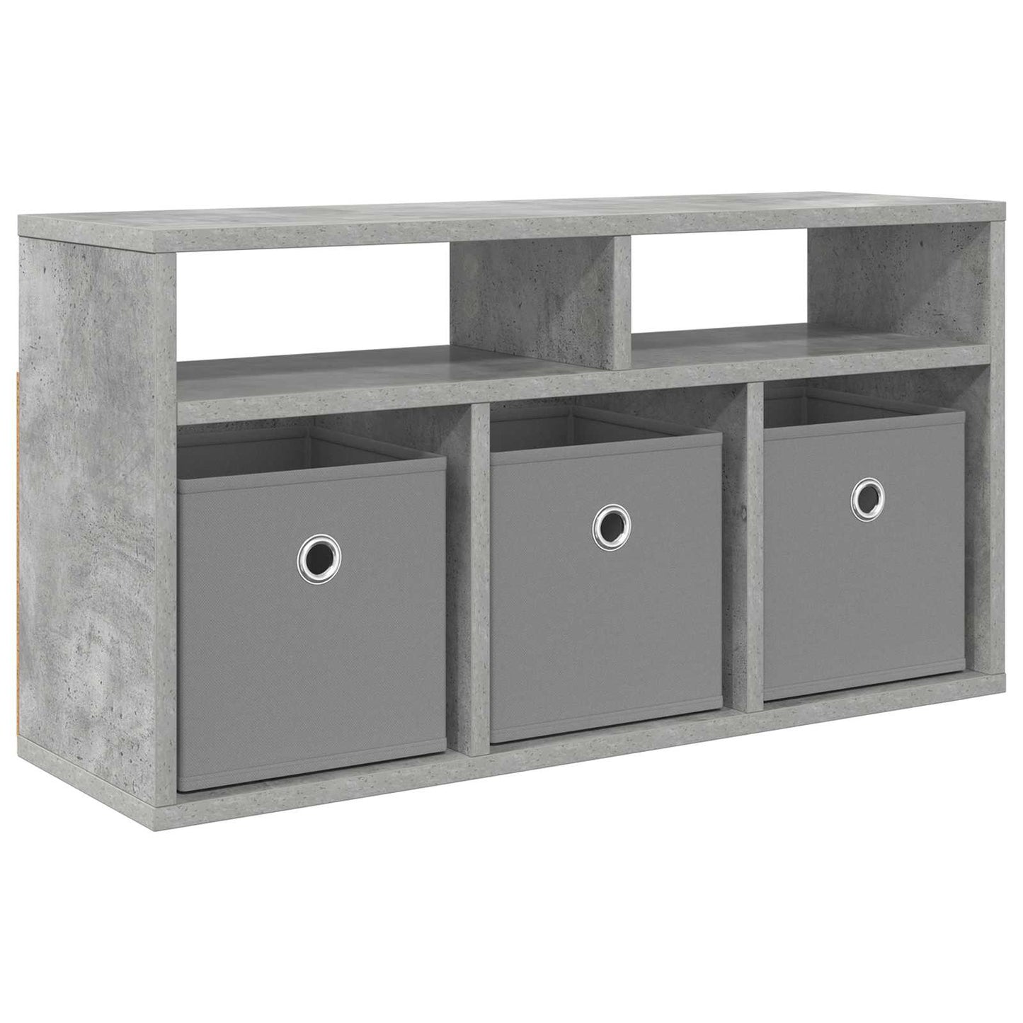 Alacsony szekrény fiókkal Beton Szürke 72 x 22,5 x 38 cm