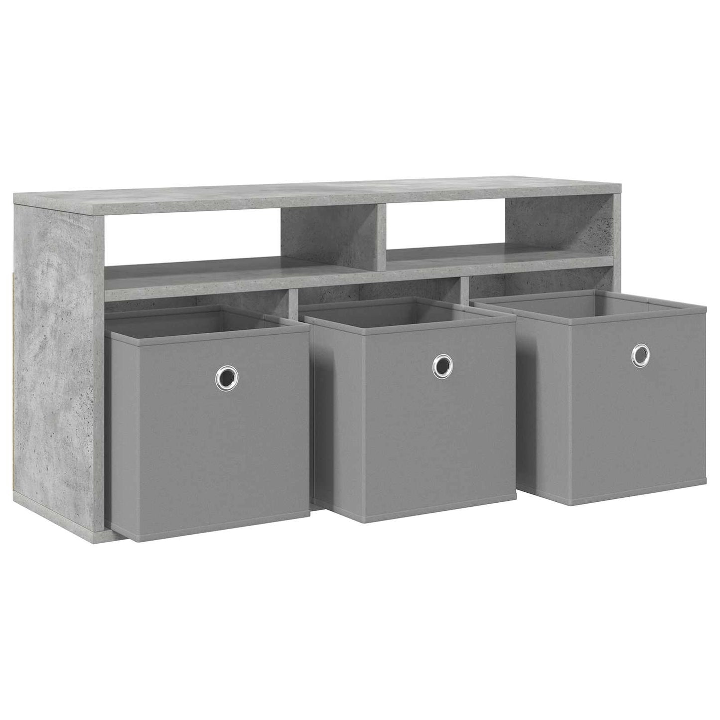 Alacsony szekrény fiókkal Beton Szürke 87 x 27,5 x 43 cm