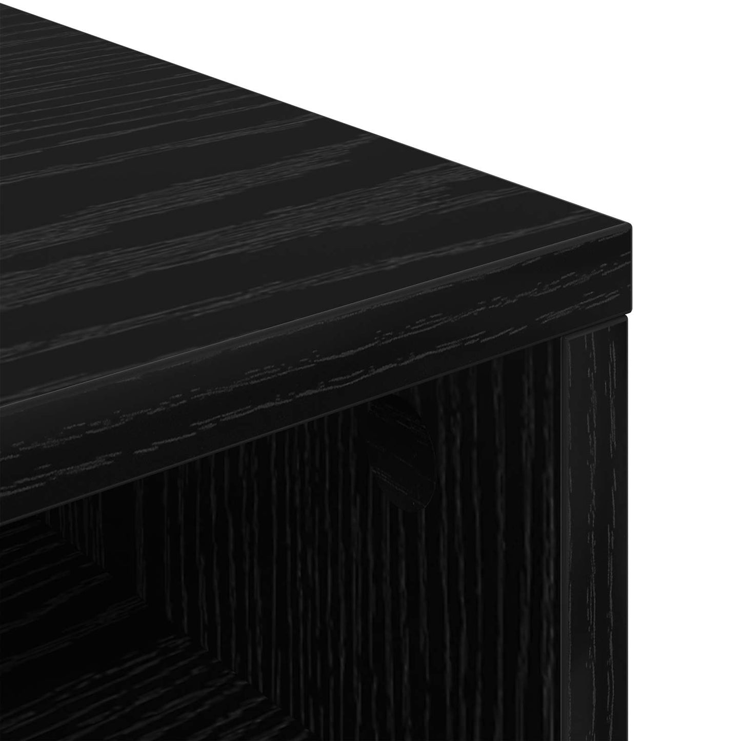 Alacsony szekrény fiókkal Fekete tölgy 102 x 32 x 48,5 cm