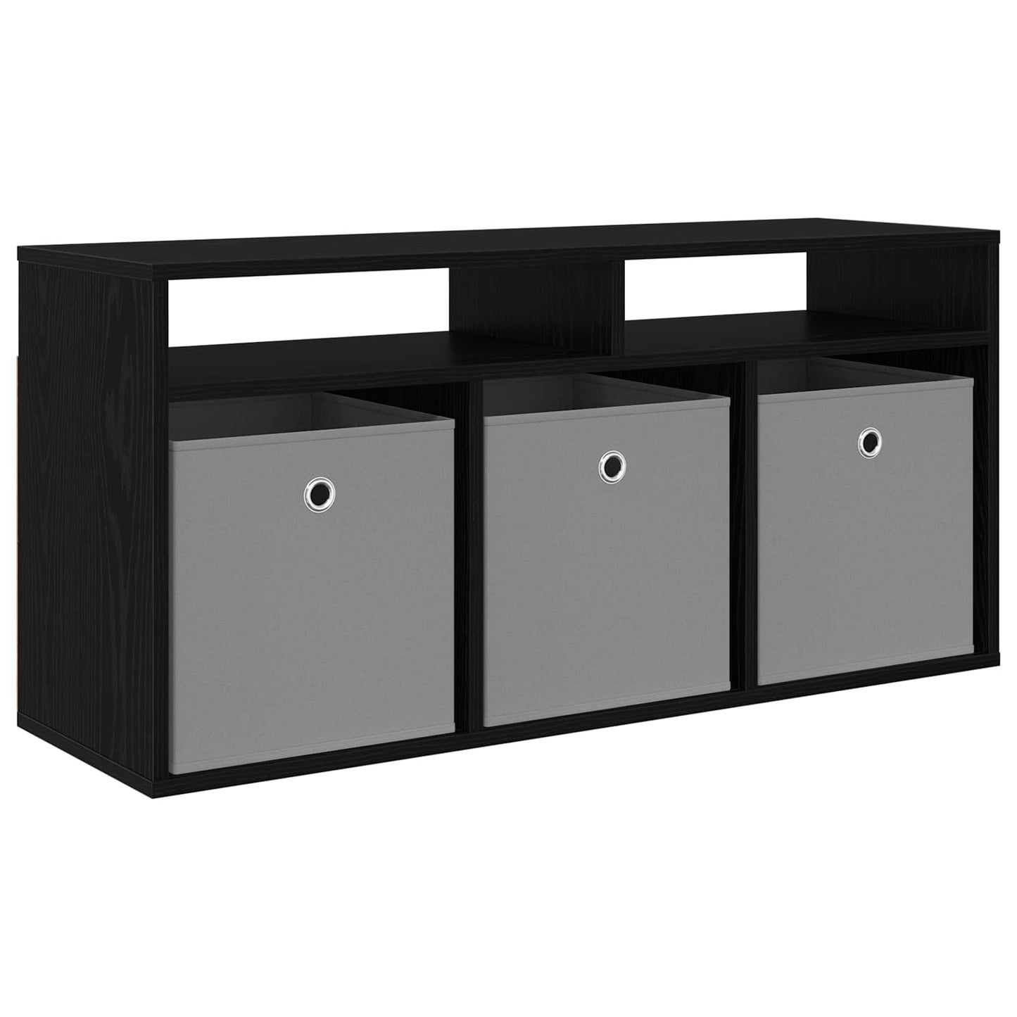 Alacsony szekrény fiókkal Fekete tölgy 102 x 32 x 48,5 cm