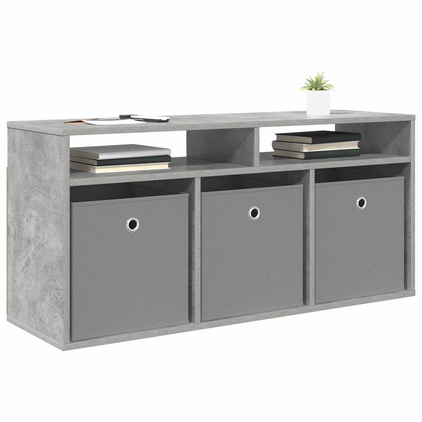 Alacsony szekrény fiókkal Beton Szürke 102 x 32 x 48,5 cm