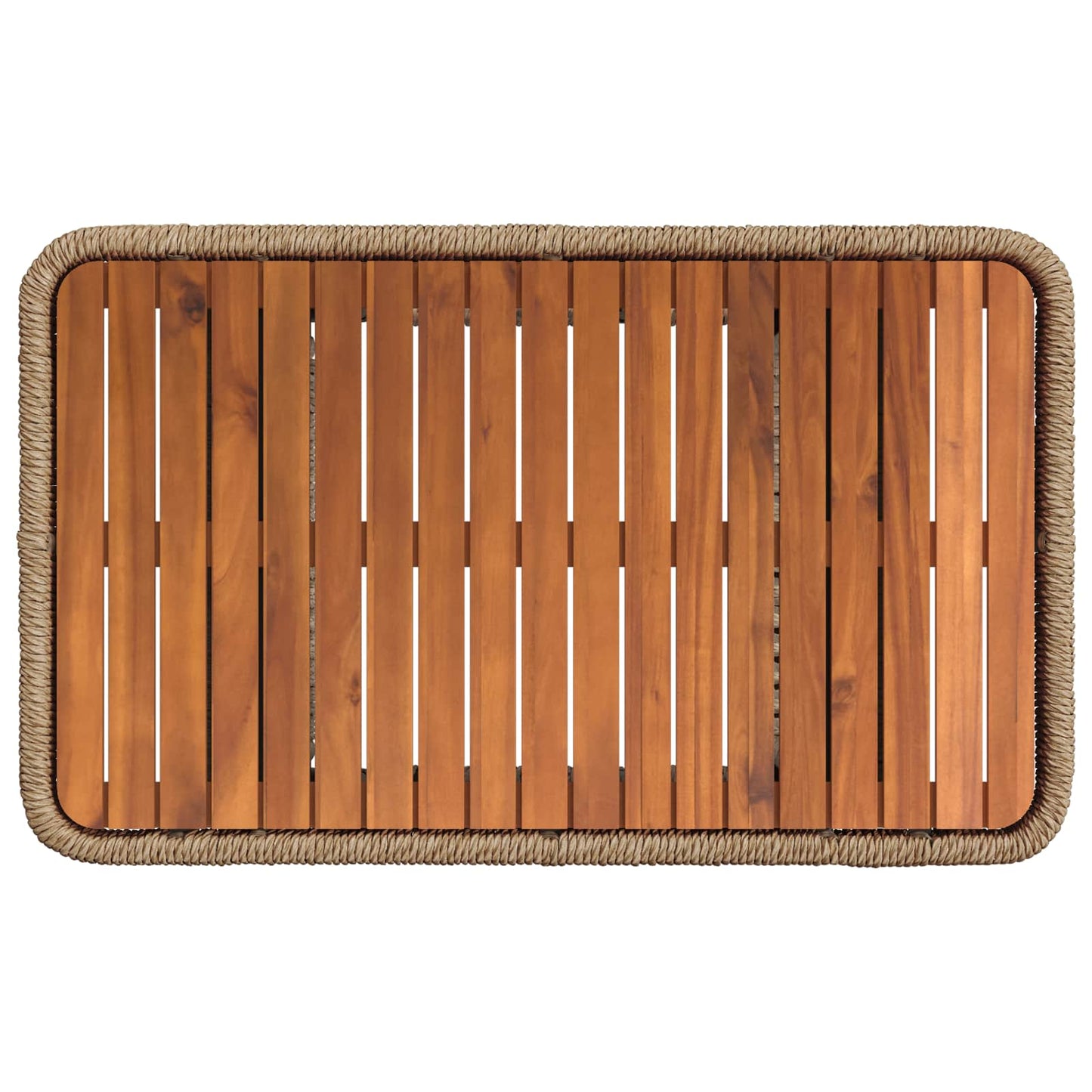 Kert étkező szett párnával 3 pcs Beige és krém polirattan