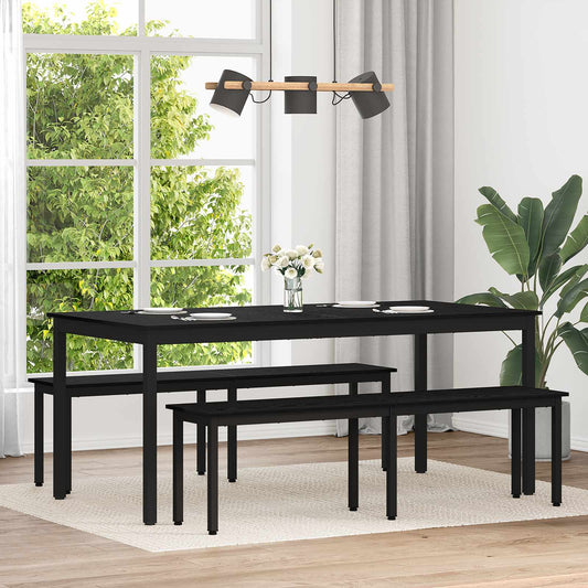 Étkezőasztalok 2 pcs 180 x 90 x 75 cm Faanyag