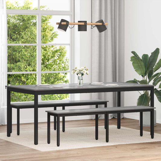 Étkezőasztalok 2 pcs 200 x 100 x 75 cm Faanyag