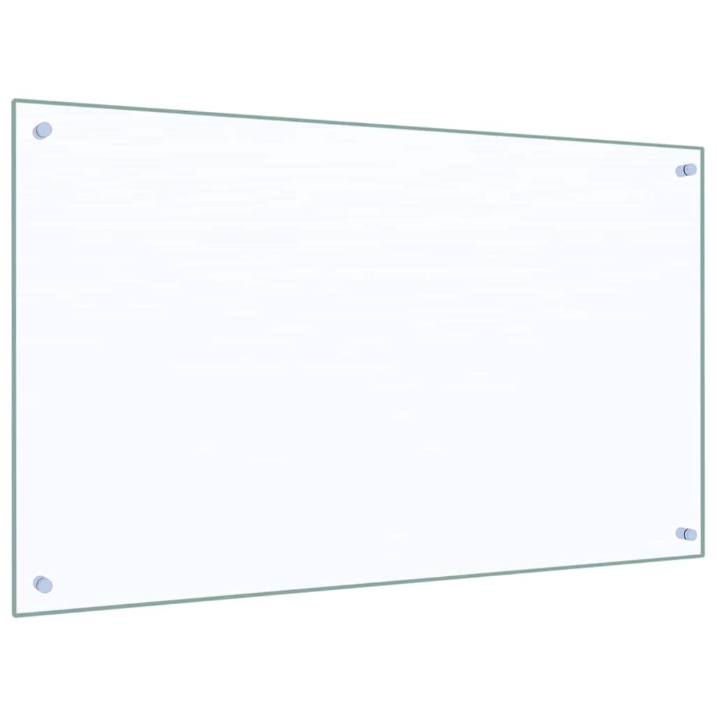 Konyhai hátfal 2 pcs Átlátszó 100 x 60 cm edzett üveg