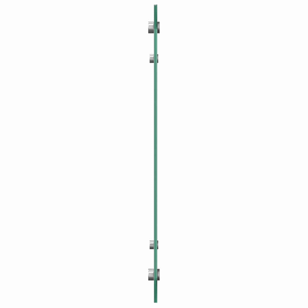 Konyhai hátfal 2 pcs Világosszürke 80 x 50 cm edzett üveg