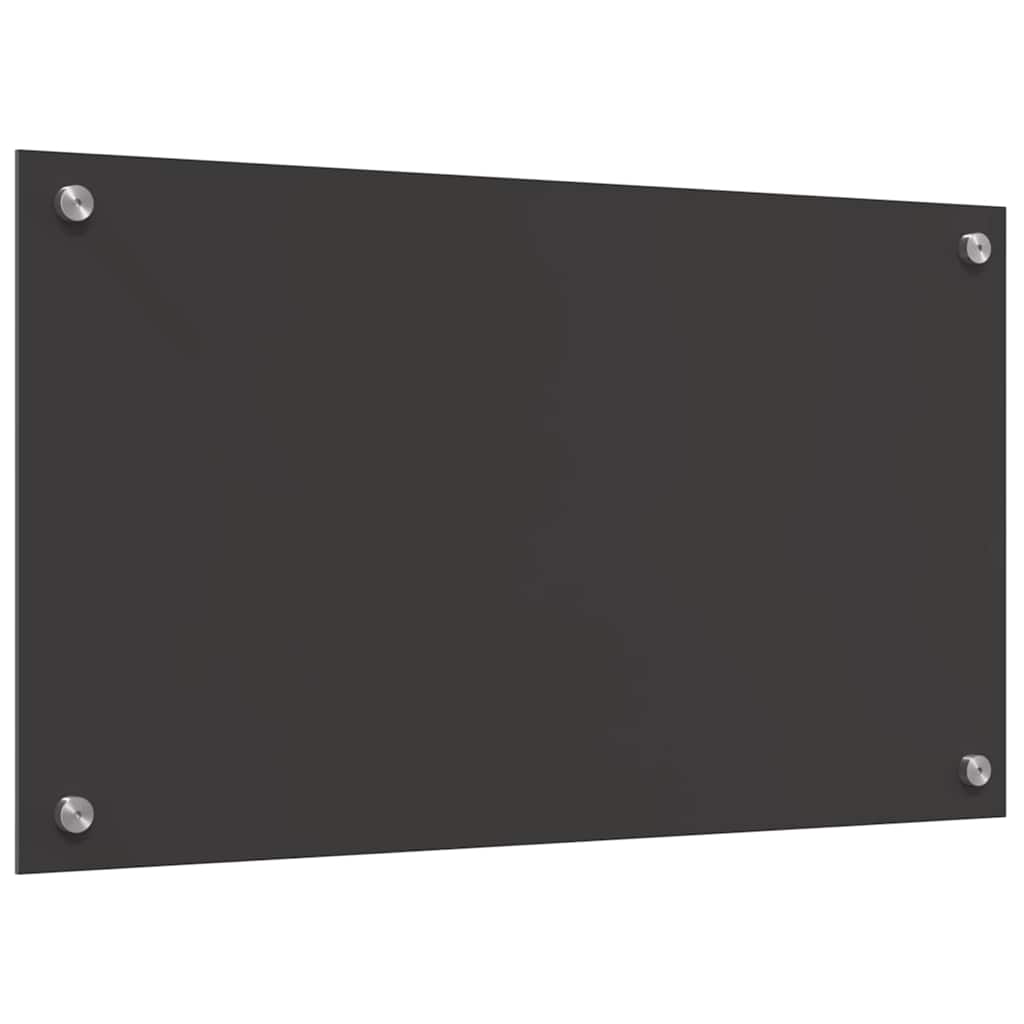 Konyhai hátfal 2 pcs Sötétszürke 70 x 40 cm edzett üveg