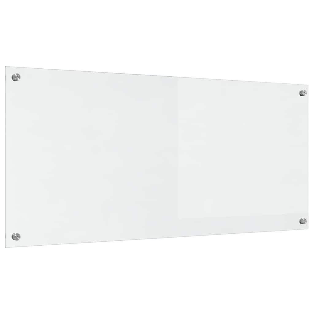 Konyhai hátfal 2 pcs Átlátszó 110 x 50 cm edzett üveg