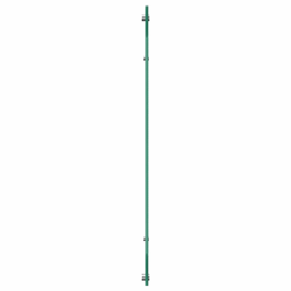 Konyhai hátfal 2 db Sötétszürke 110 x 60 cm edzett üveg