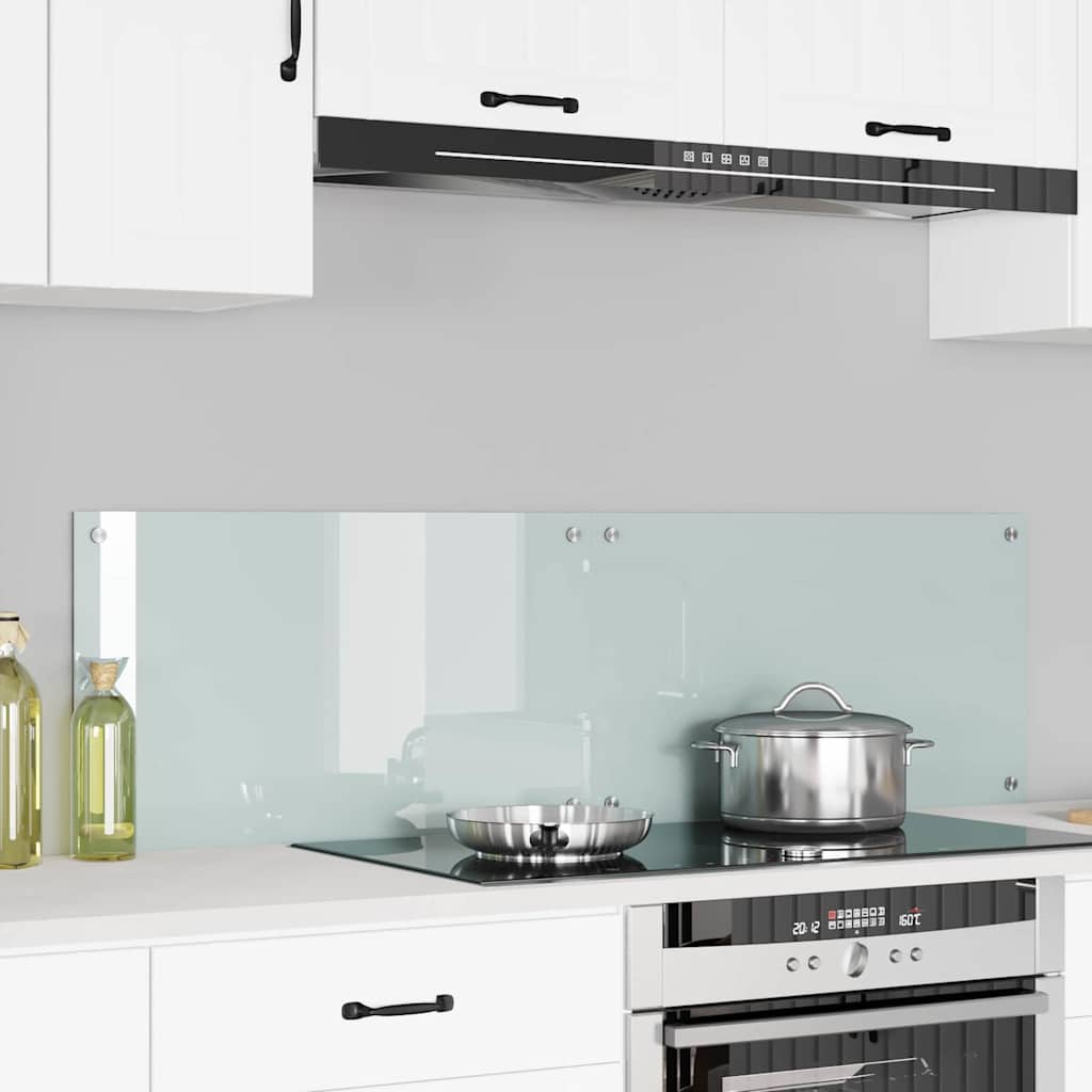 Konyhai hátfal 2 pcs Fehér 70 x 40 cm edzett üveg