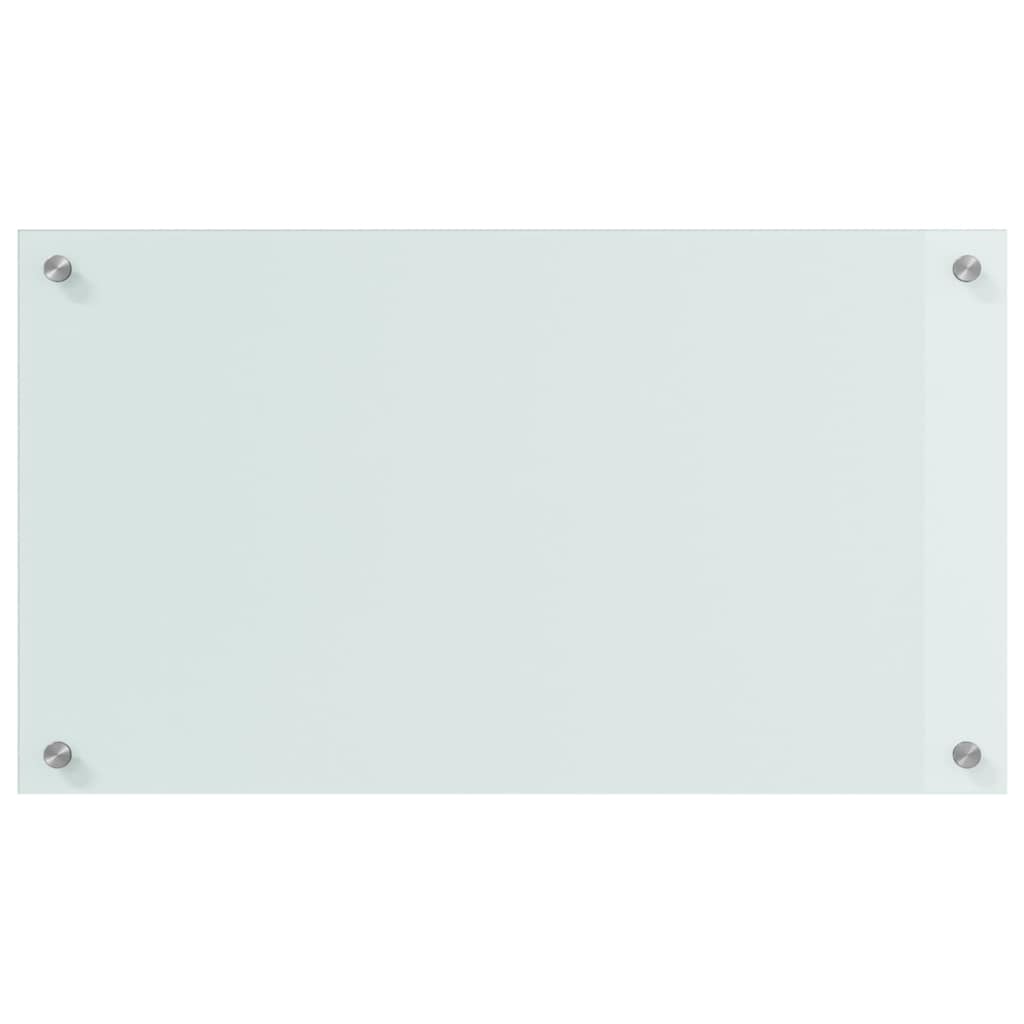 Konyhai hátfal 2 pcs Fehér 70 x 40 cm edzett üveg