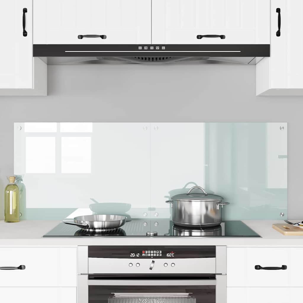 Konyhai hátfal 2 pcs Fehér 70 x 50 cm edzett üveg