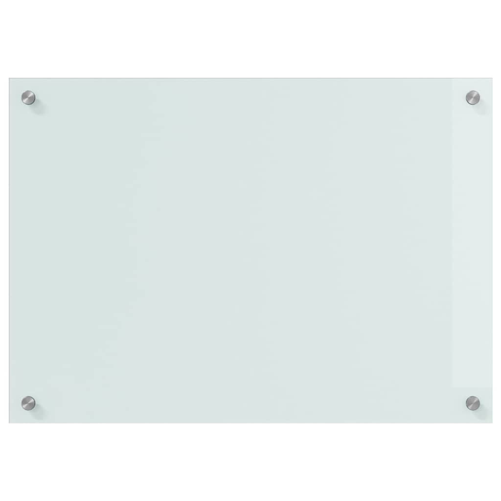 Konyhai hátfal 2 pcs Fehér 70 x 50 cm edzett üveg
