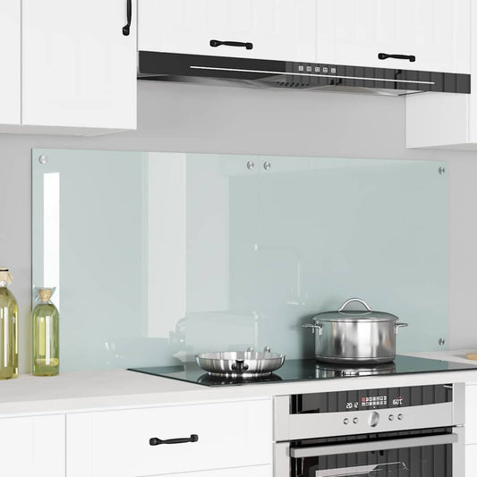 Konyhai hátfal 2 pcs Fehér 70 x 60 cm edzett üveg