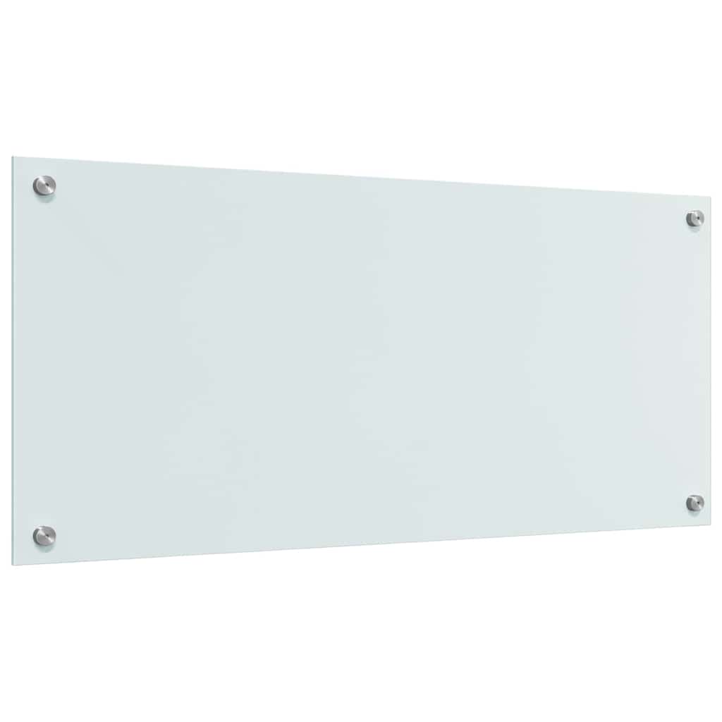 Konyhai hátfal 2 pcs Fehér 90 x 40 cm edzett üveg
