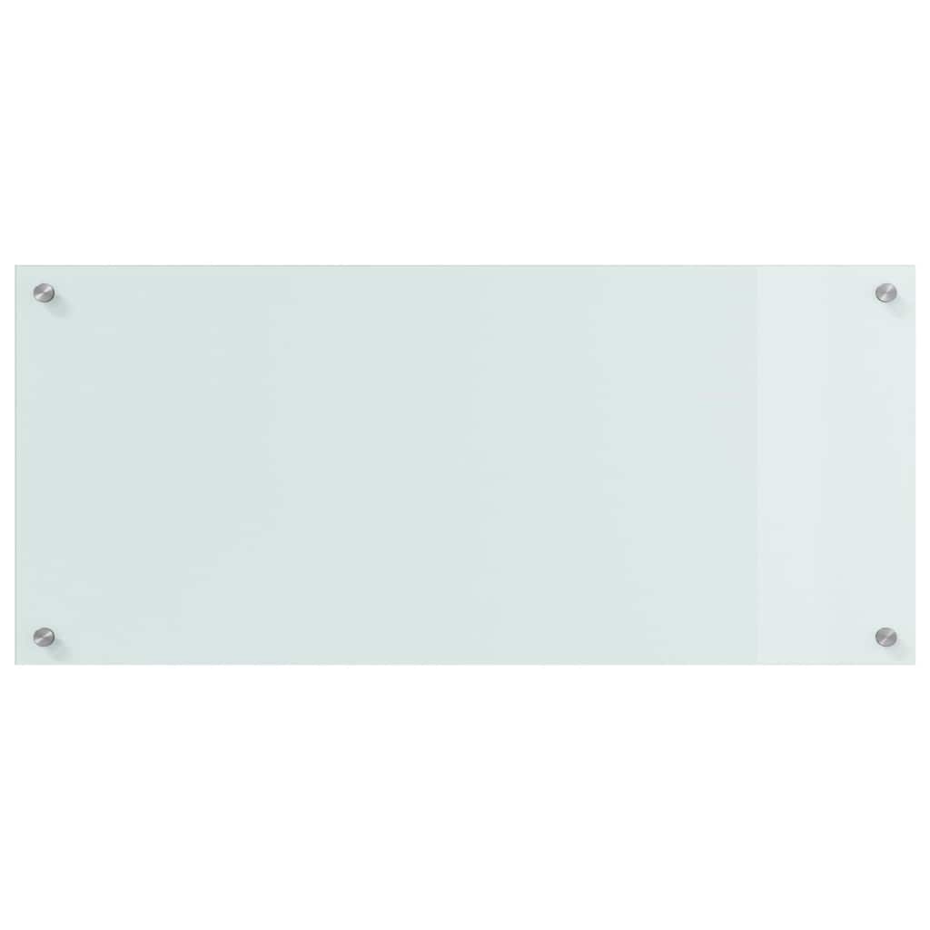 Konyhai hátfal 2 pcs Fehér 90 x 40 cm edzett üveg