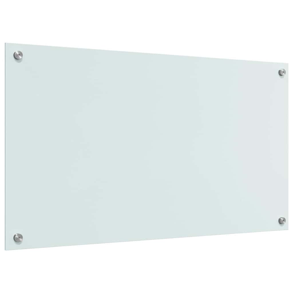 Konyhai hátfal 2 pcs Fehér 90 x 50 cm edzett üveg