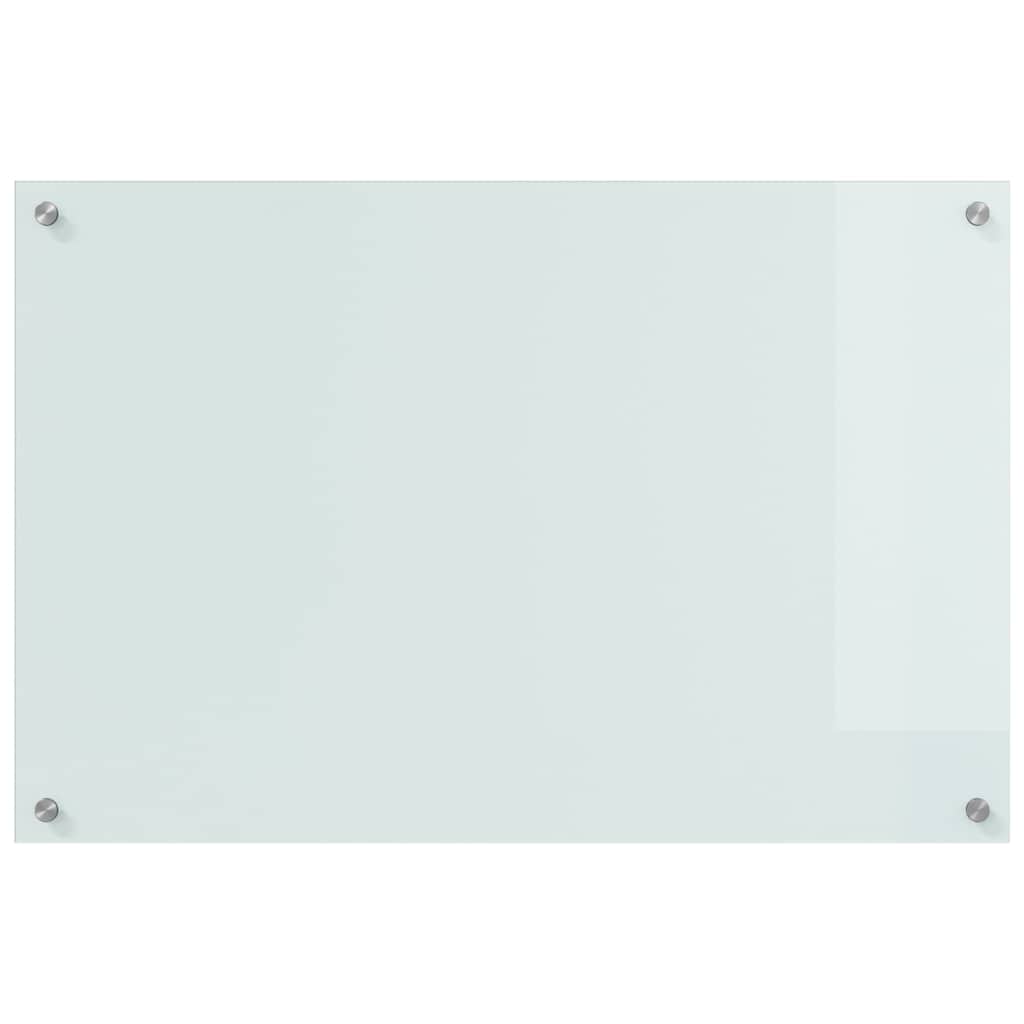 Konyhai hátfal 2 pcs Fehér 90 x 60 cm edzett üveg