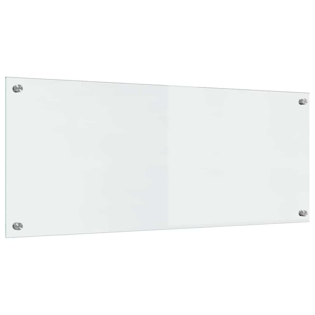 Konyhai hátfal 2 pcs Átlátszó 100 x 40 cm edzett üveg