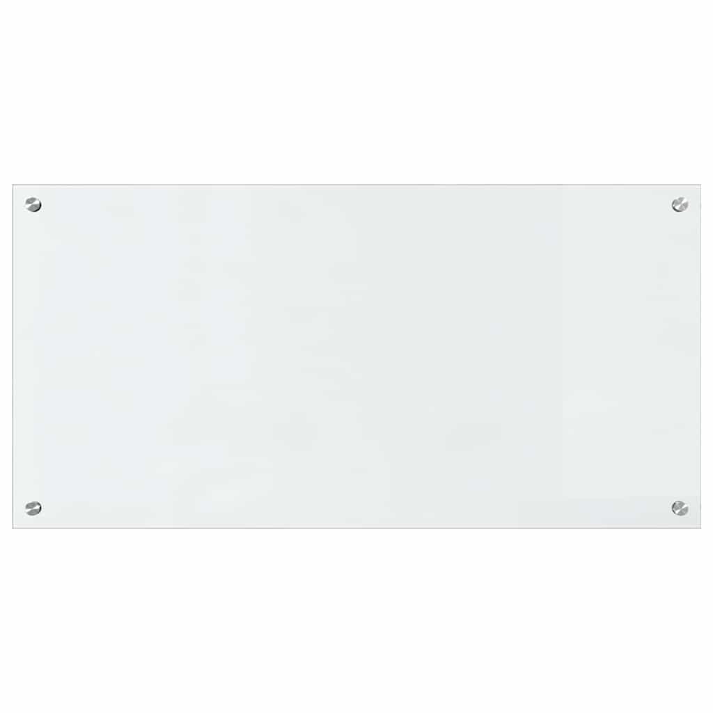Konyhai hátfal 2 pcs Átlátszó 100 x 50 cm edzett üveg