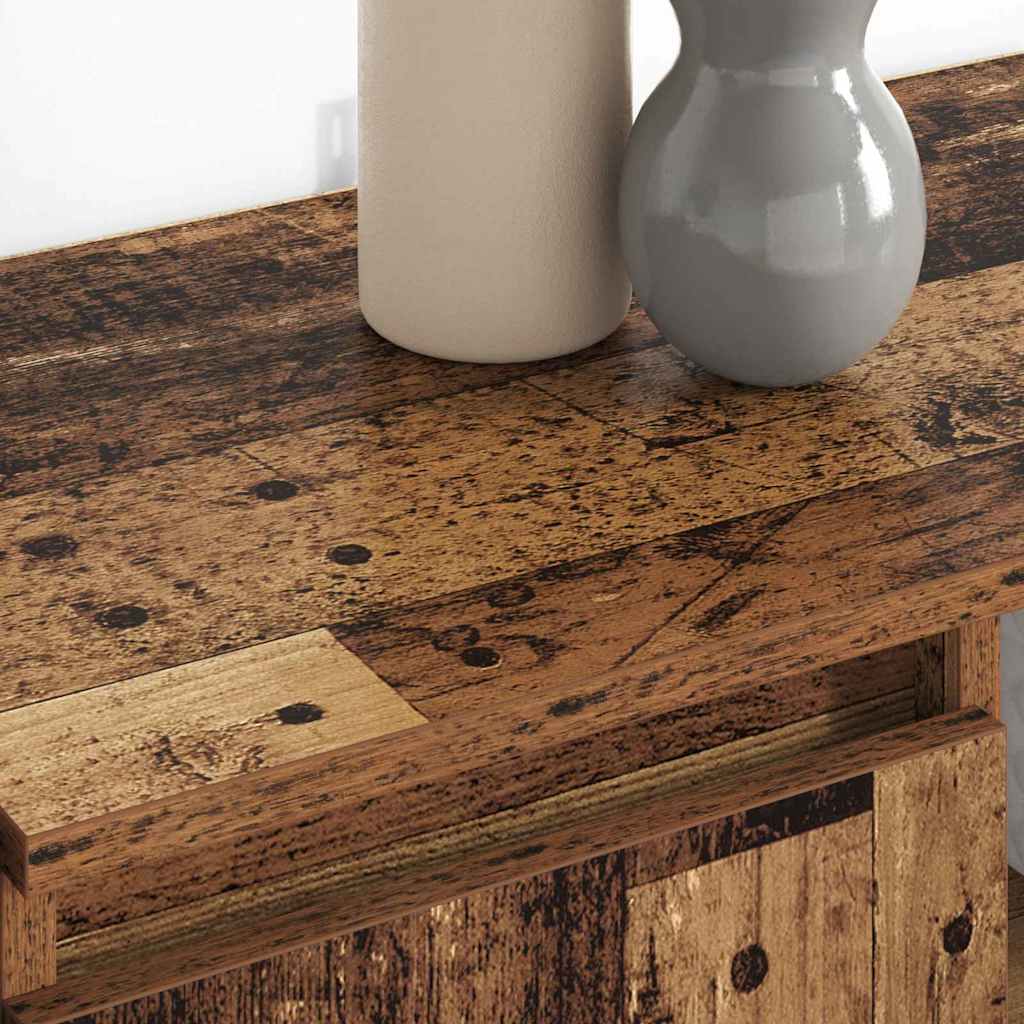 Oldalszekrények 2 pcs Öreg fa 60 x 35 x 70 cm Szerelt Fa