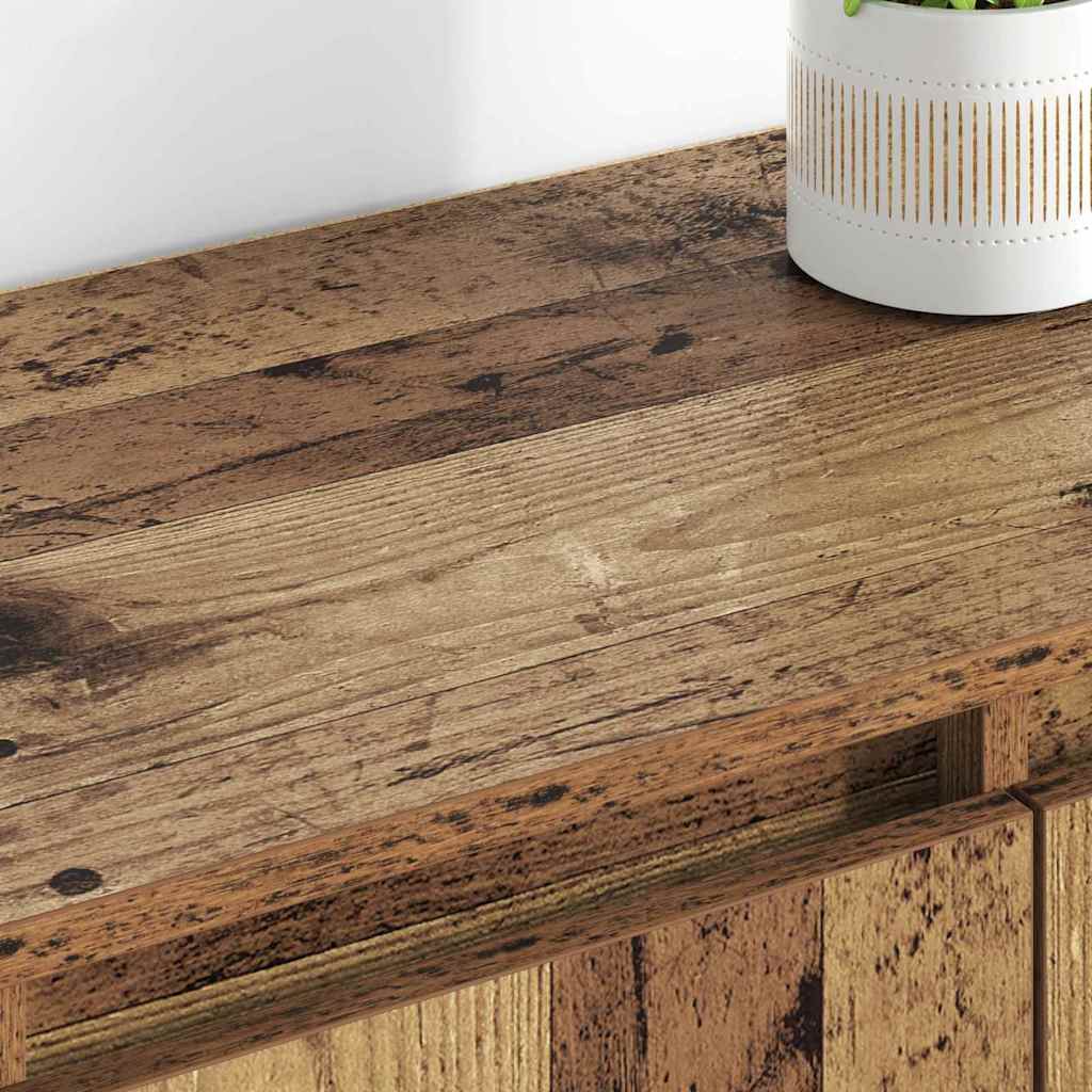 Oldalszekrények 2 pcs Öreg fa 60 x 35 x 70 cm Szerelt Fa
