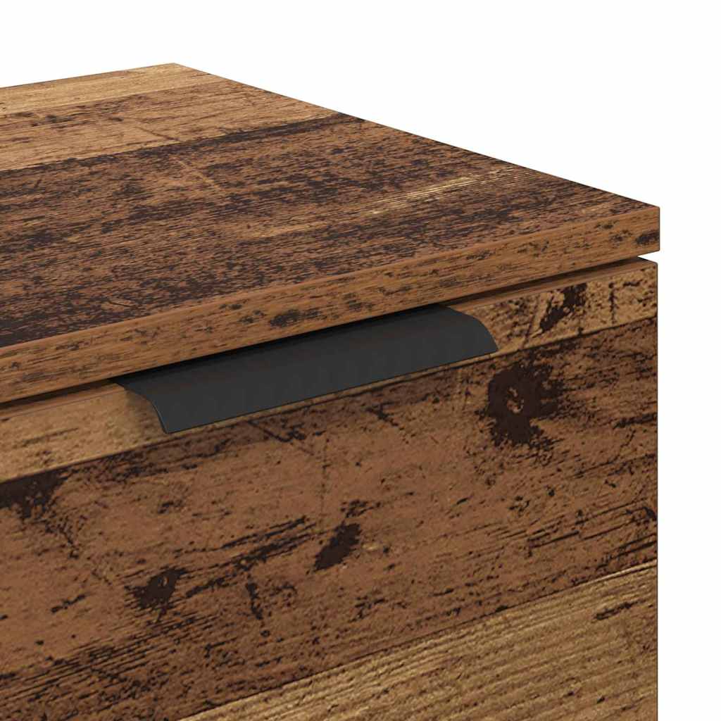 Oldalszekrények 2 pcs Öreg fa 60 x 30 x 70 cm Szerelt Fa