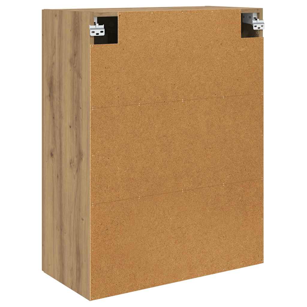 Fali szekrény 2 db Artisan tölgy 69,5 x 34 x 90 cm Szerelt Fa