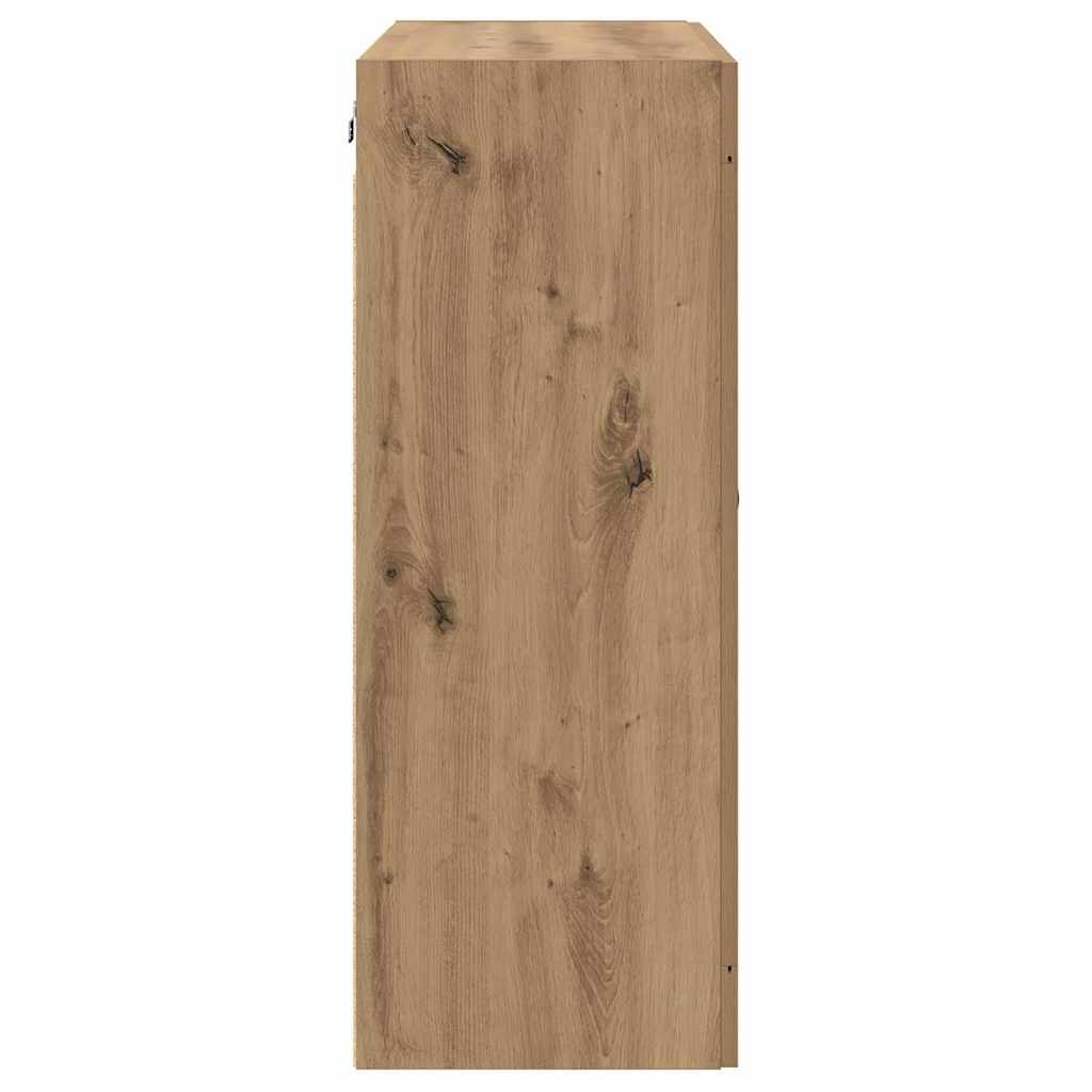 Fali szekrény 2 db Artisan tölgy 69,5 x 34 x 90 cm Szerelt Fa