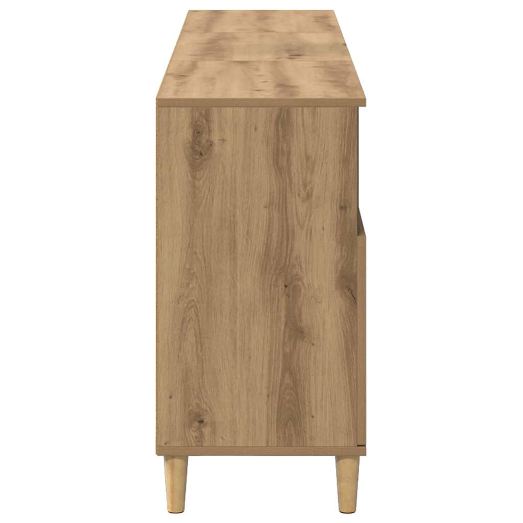 Oldalszekrények 3 db Artisan tölgy 60 x 35 x 70 cm Szerelt Fa