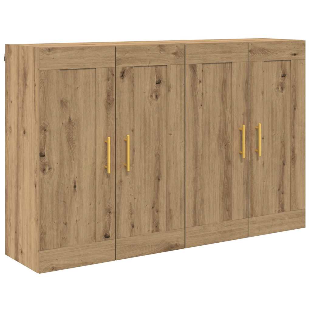 Fali szekrény 2 db Artisan tölgy 69,5 x 34 x 90 cm Szerelt Fa