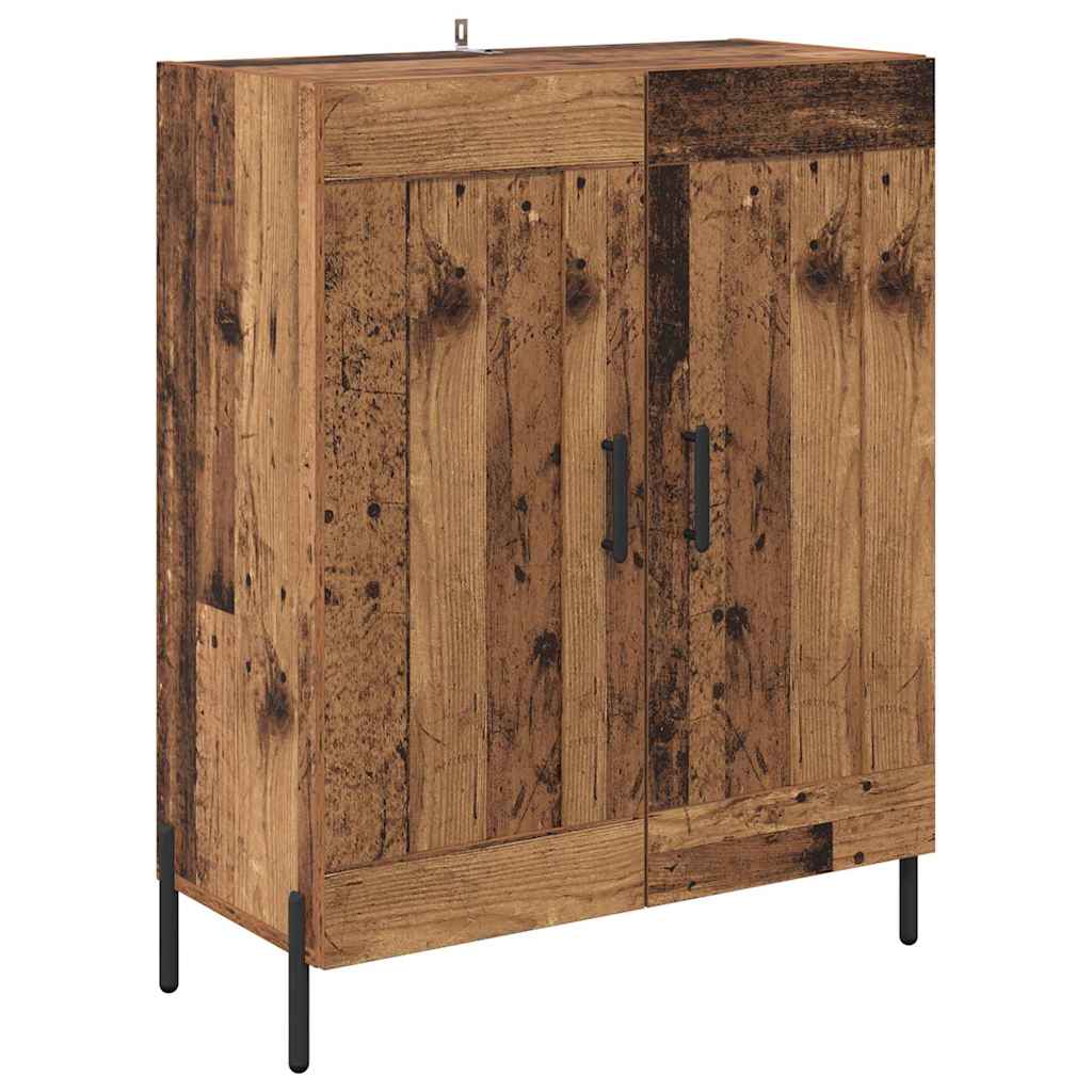 Magasfiú 2 pcs Öreg fa 69,5 x 34 x 180 cm Szerelt Fa