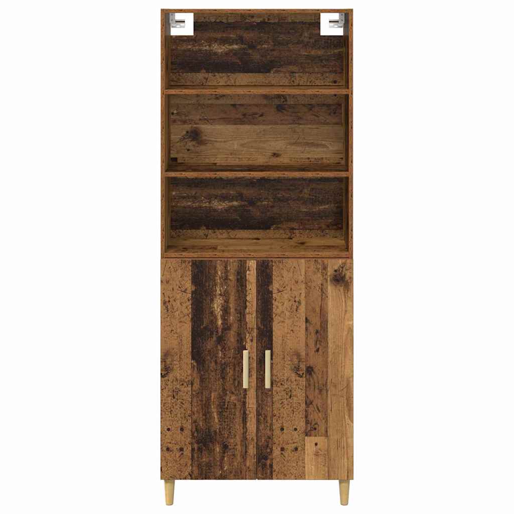 Magasfiú Öreg fa 69,5 x 32,5 x 180 cm Szerelt Fa