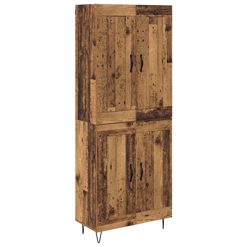 Magasfiú Öreg fa 69,5 x 34 x 180 cm Szerelt Fa