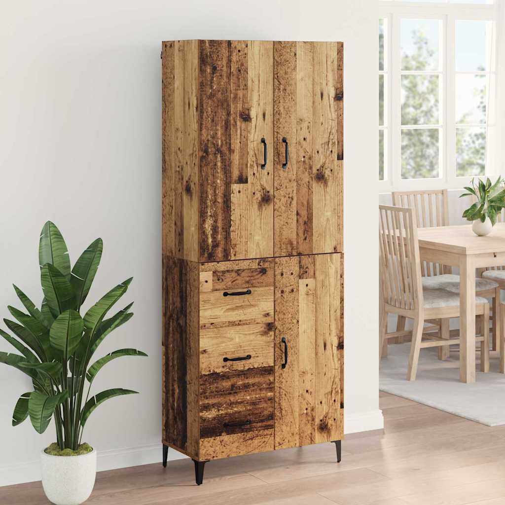 Magasfiú Öreg fa 69,5 x 34 x 180 cm Szerelt Fa
