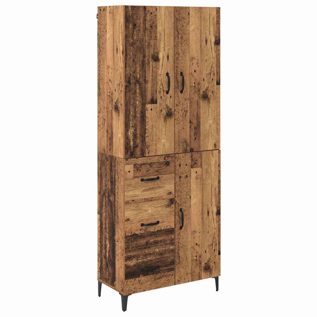 Magasfiú Öreg fa 69,5 x 34 x 180 cm Szerelt Fa