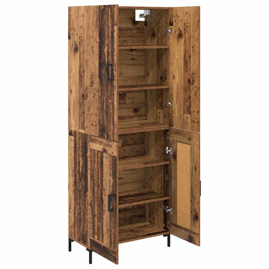 Magasfiú Falra szerelhető Öreg fa 69,5 x 34 x 180 cm Faanyag