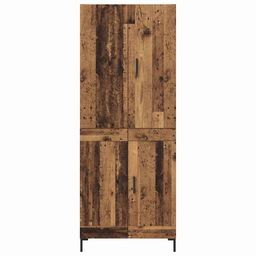 Magasfiú Falra szerelhető Öreg fa 69,5 x 34 x 180 cm Faanyag