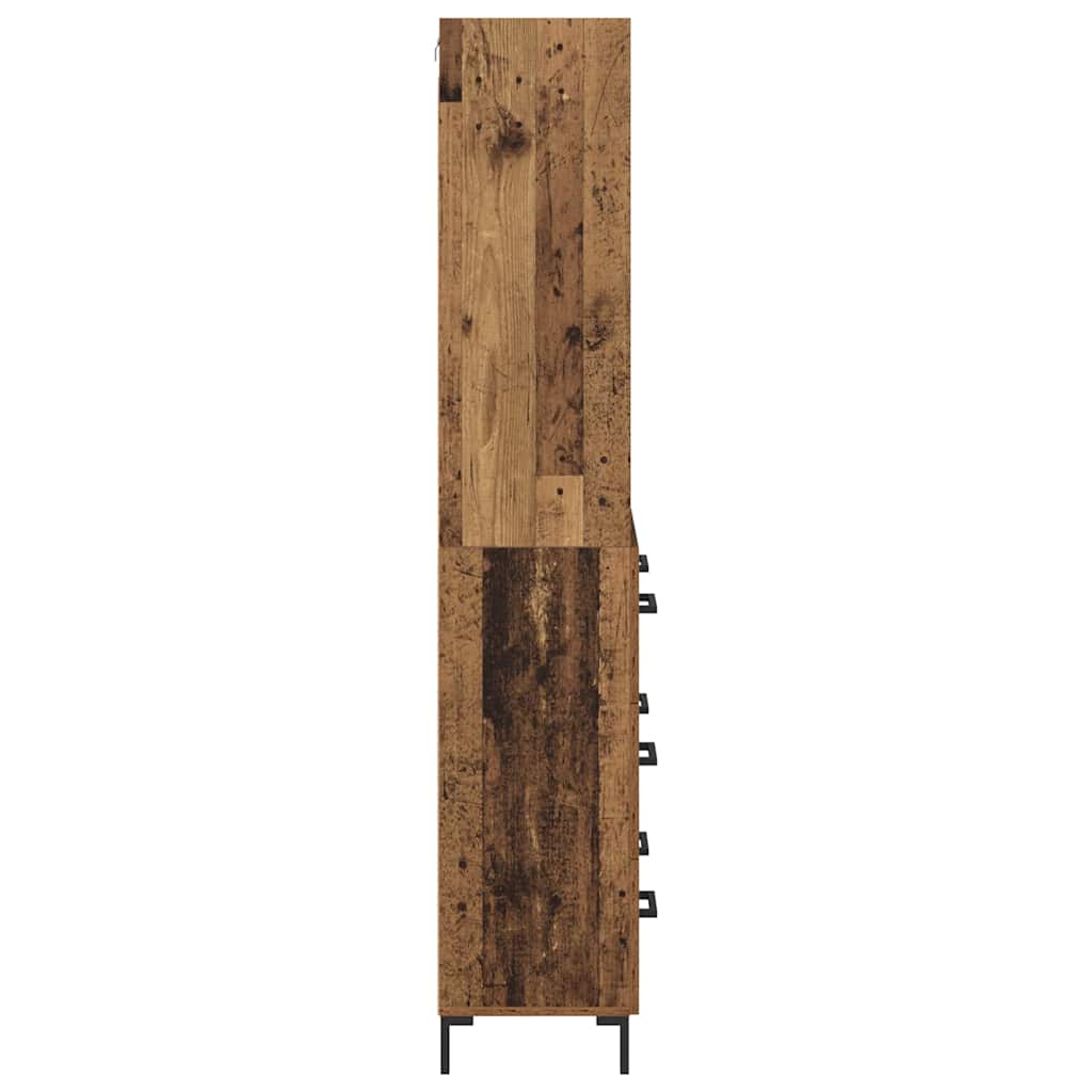Magasfiú Öreg fa 69,5 x 34 x 180 cm Szerelt Fa