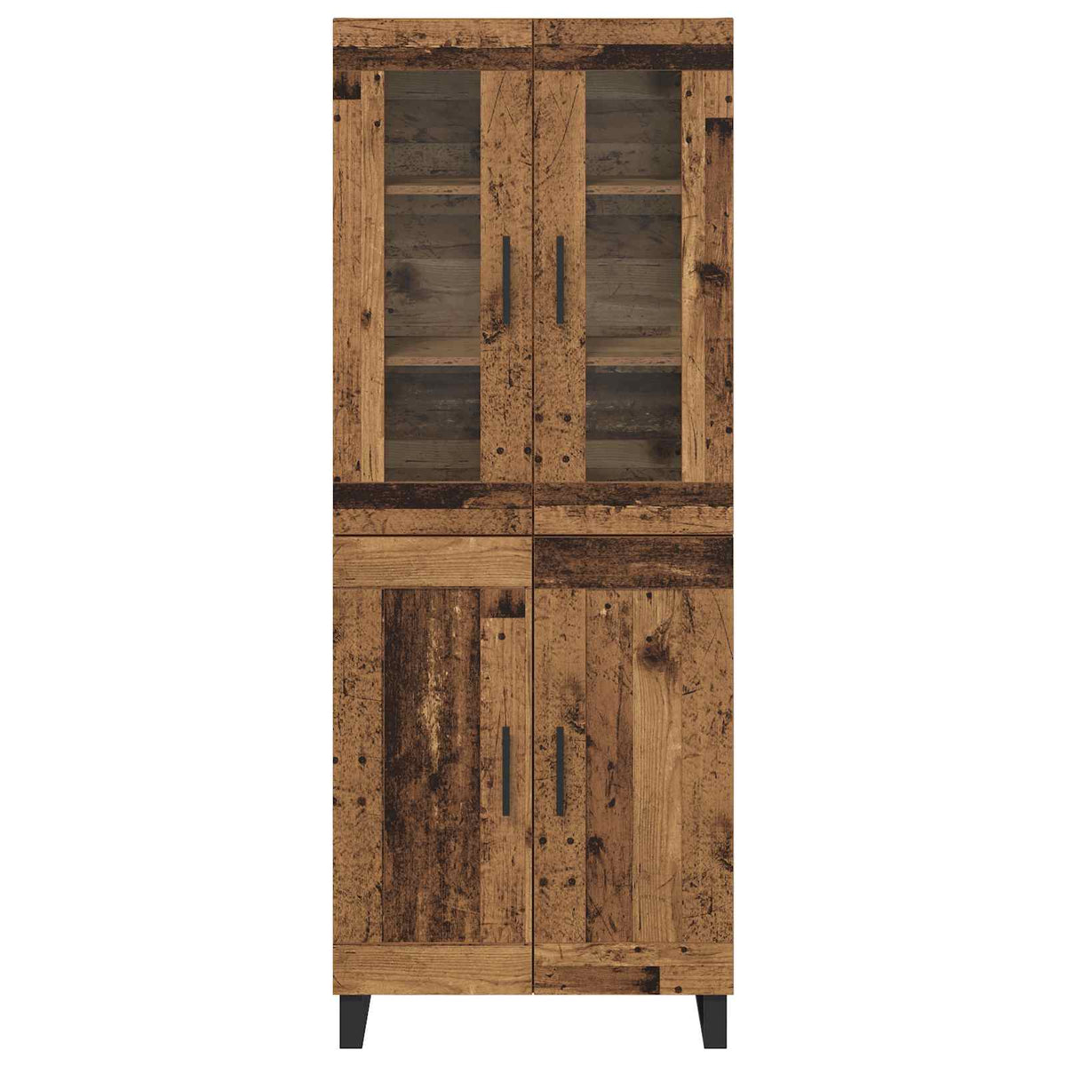 Magasfiú 2 db Öreg fa 69,5 x 34 x 180 cm Szerelt Fa