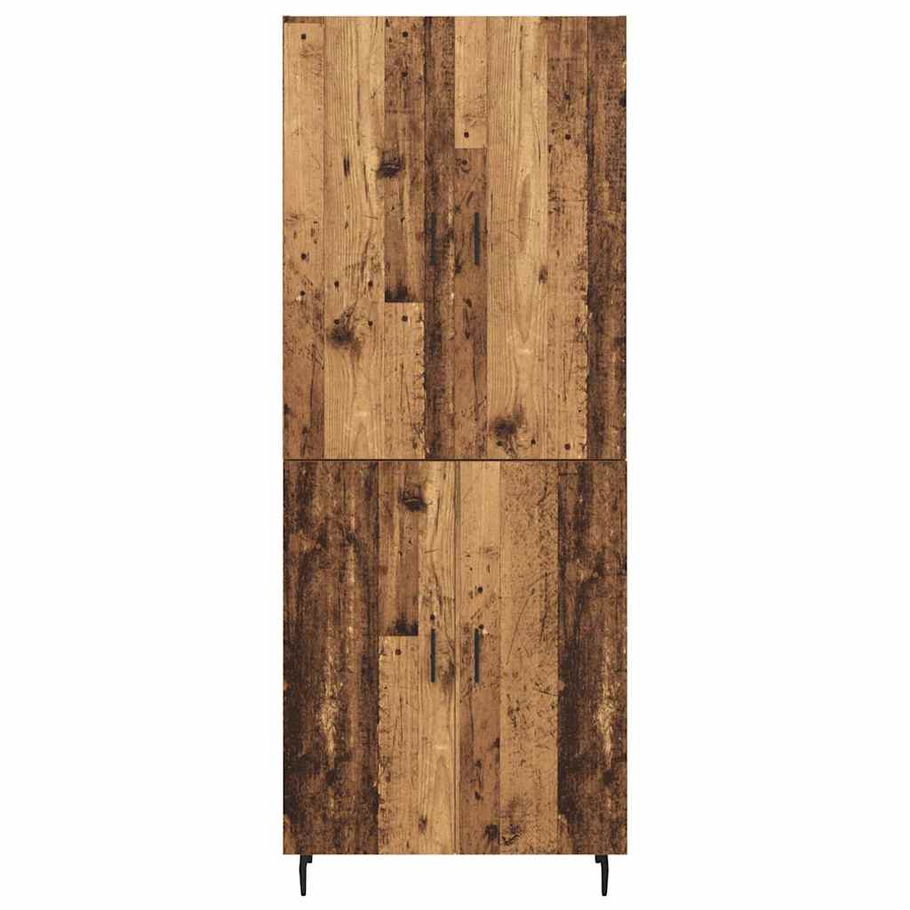 Magasfiú 2 pcs Öreg fa 69,5 x 34 x 180 cm Szerelt Fa