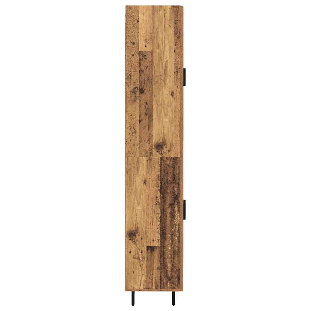 Magasfiú 2 pcs Öreg fa 69,5 x 34 x 180 cm Szerelt Fa